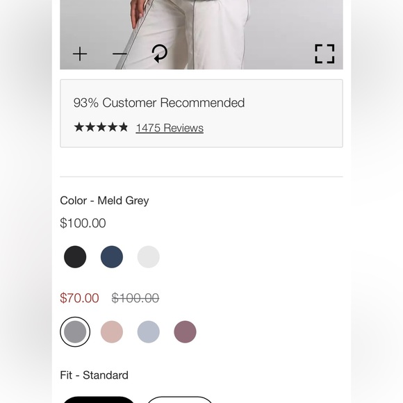 The North Face Osito Plush Meld Gray Fleece Jacket LG EUC - Picture 9 of 11